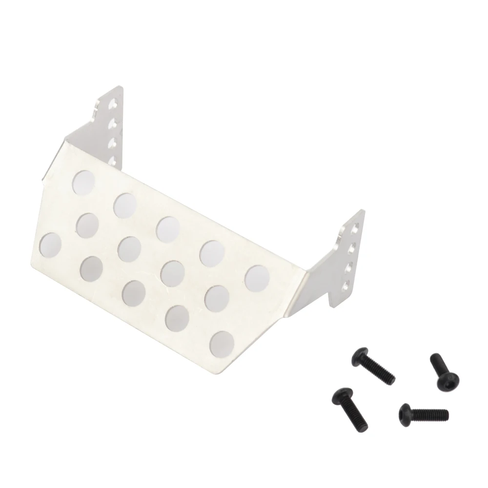 Rc Car Parts Stainless Steel FrontBumper Lower Chassis protective skid plate car Suitable forTRX4 TRX-4 T4Traxxas | Игрушки и хобби