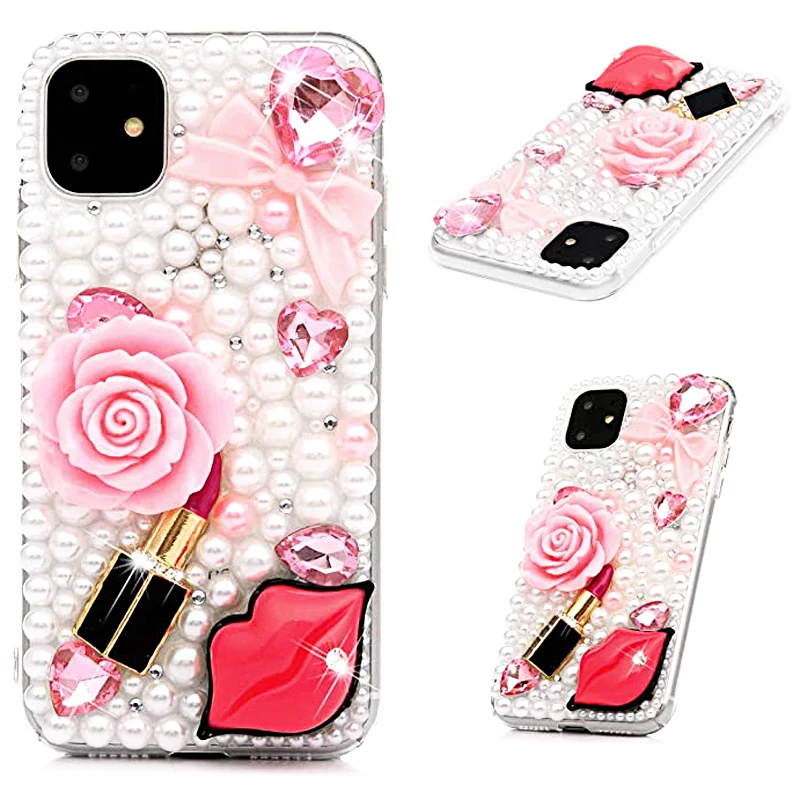 3d girls pearl flip case for xiaomi poco x3 pro case pocox3 x3pro xiomi mi pocco pocophone x 3 nfc stand book phone cover coque free global shipping