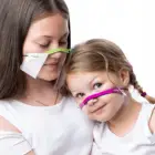 Маска многоразовая из ПВХ, мини-щит, 1 шт., защита от пыли, для детей и родителей