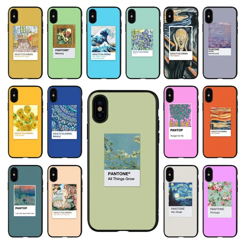 Vingate Винсента Ван Гога схема калибровки Pantone эстетическое искусство мягкий чехол