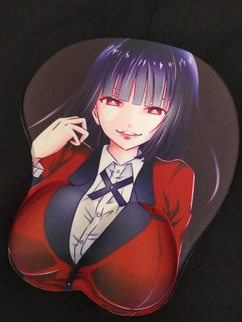 Anime Kakegurui Yumeko Jabami 3D Chest Silicone Wrist Rest Mouse Pad notebook PC playmat | Компьютеры и офис