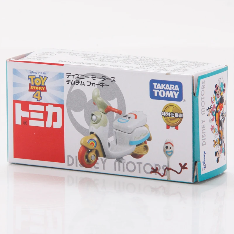 Takara Tomy Tomica Disney Toy Story 4 Chim Forky мотоцикл металлическая литая модель игрушечного