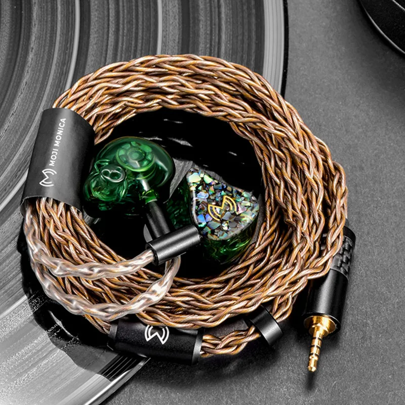 Гибридные Hi Fi наушники Moji Alpha 2EST + 1DD 2BA IEMs монитор для музыки DJ студия спортивные MMCX