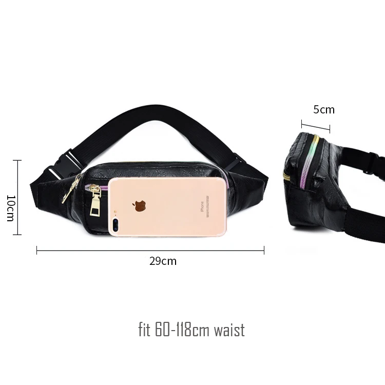 Голограмма поясная сумка из лазерной кожи маленькая забавная милая Женская GLRSBUTY