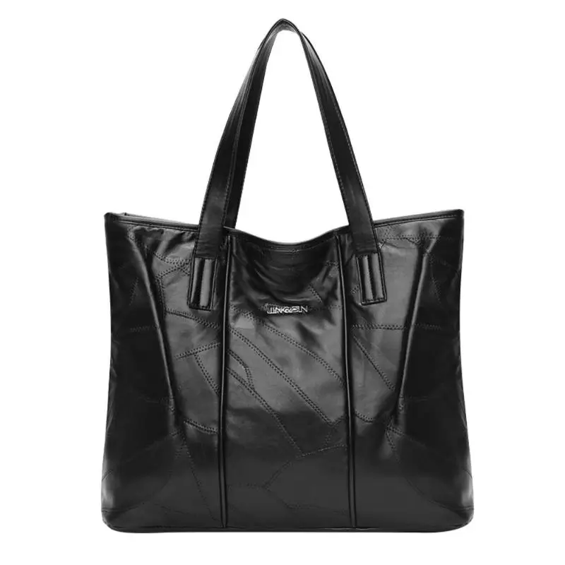 

Sheepskin Retro Leather Large Capacity Handbags Shoulder Bags Womens Tote Euramerican Style Elegant Shopping Bags