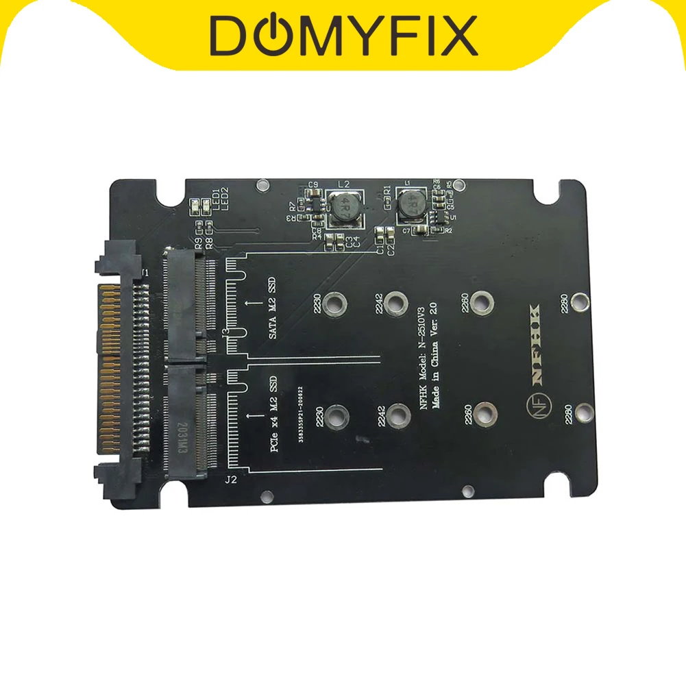 

M.2 NVME SSD Key M Key B NGFF SSD to SFF-8639 U.2 Adapter Card Converter for PC