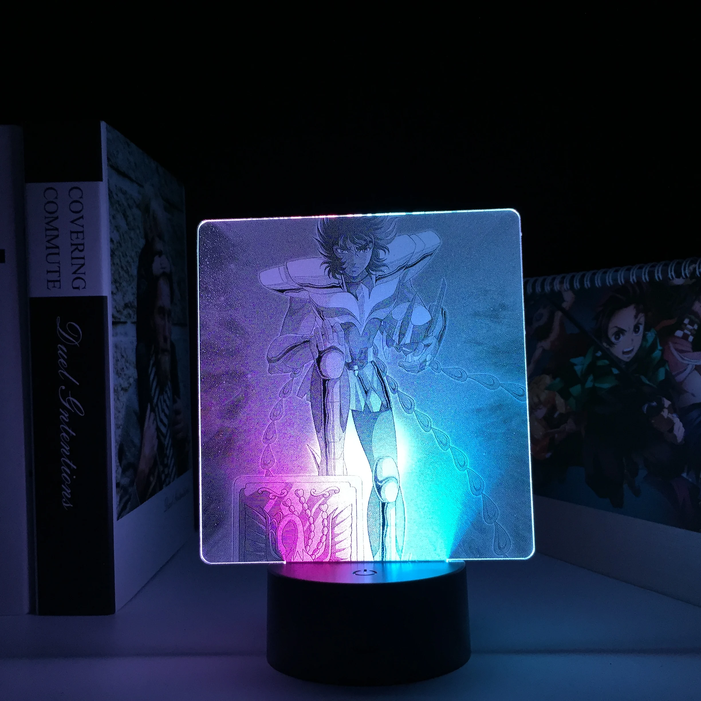 

Anime Saint Seiya FIgure Phoenix Ikki LED Night Light for Kids Bedroom Decoration Table Lamp USB Battery Powered 3D Nightlight