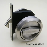 stainless steel sliding door lock kitchen toilet bathroom folding door lock hook lock invisible double sided