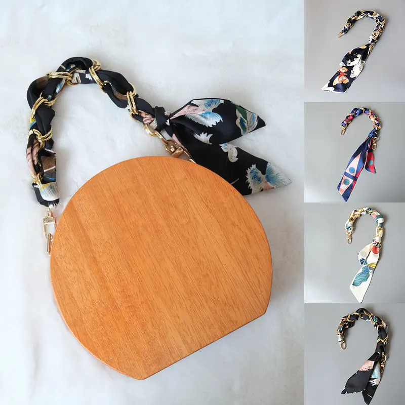 

New Bags Handle Hand-held Short Chain Scarf Short Chain Handbag Strap Multipurpose Bag Short Chain DIY Detachable Scarve Chain