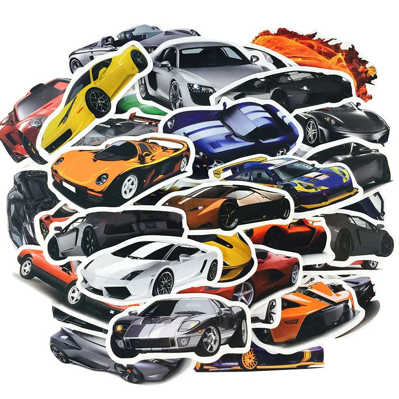 50 шт./лот крутые классические модные стильные наклейки для спортивных автомобилей для мото чемодана автомобиля ноутбука Наклейка s игрушка для скейтборда наклейка для детей