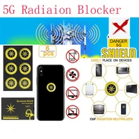 30pcs 5 boxes quantum shield emf protection cell phone anti radiation protector sticker negative emr emr protection 5g blocker