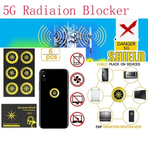 30pcs 5 boxes quantum shield emf protection cell phone anti radiation protector sticker negative emr emr protection 5g blocker free global shipping