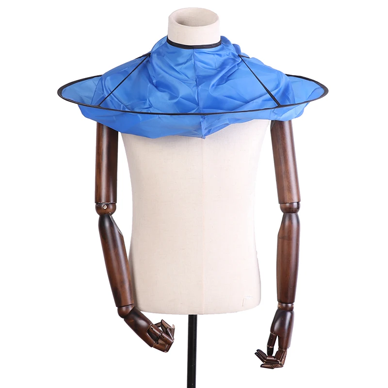 

1 шт. Складная накидка для волос накидка-зонтик салонная Водонепроницаемая Парикмахерская для салона парикмахерской специальные аксессуар...