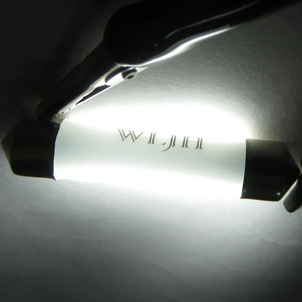 WLJH 2x без полярности 31 мм 36 39 42 светодиодный светильник sv8 5 C10W C5W 3014 SMD Dom
