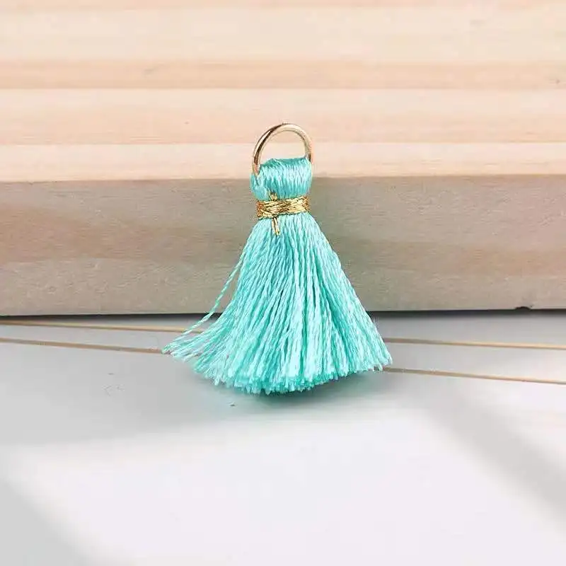 ISequins 10 шт/партия 2 см мини шелковистая кисточка цвет маленькая ювелирные изделия