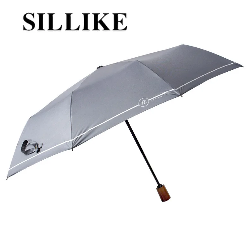 

Full-Automatic Business Men's Umbrella Reinforcement Wind-Resistant Personality Trend Creative Simple Advertising Umbrella Logo