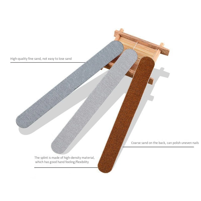

20PCS Nail File Set Nail Files&Buffers Double Sided Emery Board (100/180 Grit) Nail Buffering Files for Salon Use