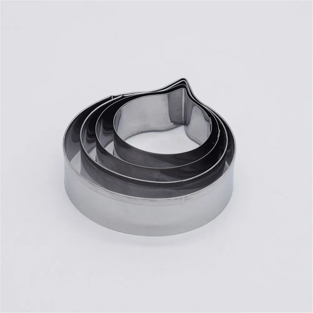 Fondant полимерные глиняные фрезы из нержавеющей стали пресс-форма для резки малуса