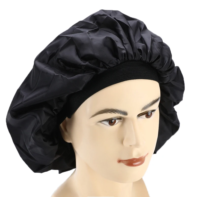 Шапка для волос большого размера салона красоты атласная шапка баннер сна и