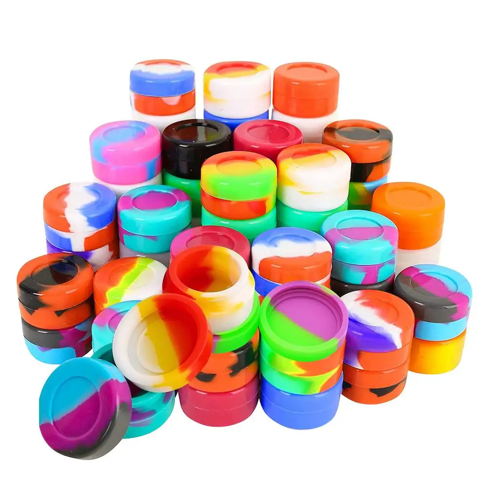 30/100 шт. силиконовый контейнер 2 мл маленькую коробочку воск для хранения масла