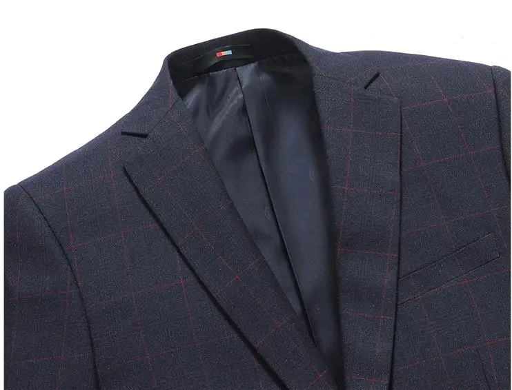 BATMO 2020 Новое поступление весенний Повседневный Серый блейзер в клетку для мужчин