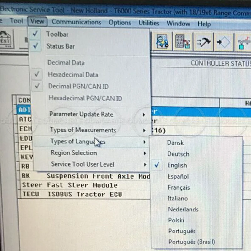 Голландский электронный сервис-инструменты protcol CNH адаптер 380002884 CNH EST сельскохозяйственная конструкция диагностический инструмент