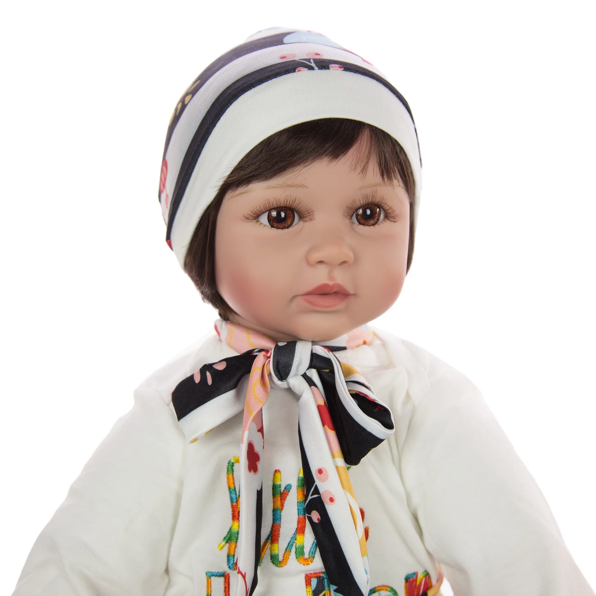 

60cm bebe Reborn Toddler Doll Cloth Body 24" silicone Limbs Princess Baby Dolls Girls Birthday Gift Child Play House Toy