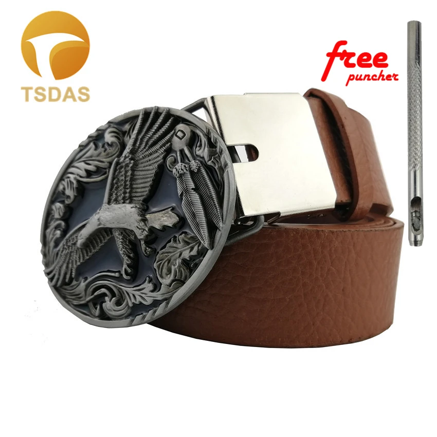 Орел с ремешком пряжкой в ковбойском стиле металлической для мужчин ремень