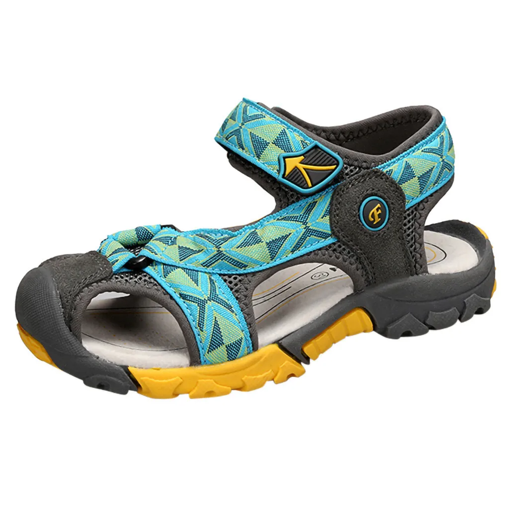 Детские сандалии для маленьких мальчиков Летние повседневные малышей дышащая