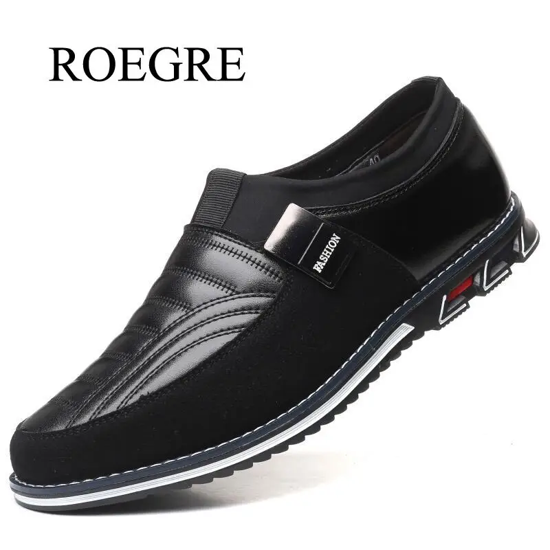 High Quality Leather Shoes Men Luxury Brand Casual Fashion Mens Loafers Moccasins Flats Comfortable Men's Driving 48 | Обувь
