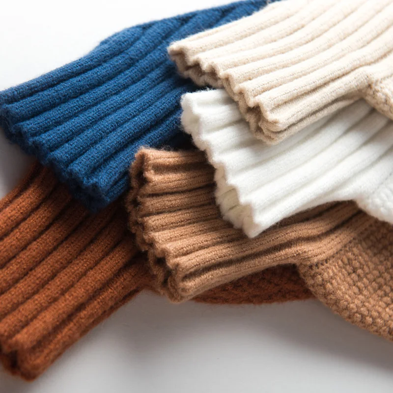 Новинка 2019 кашемировый свитер женская одежда с длинными рукавами и полувысоким