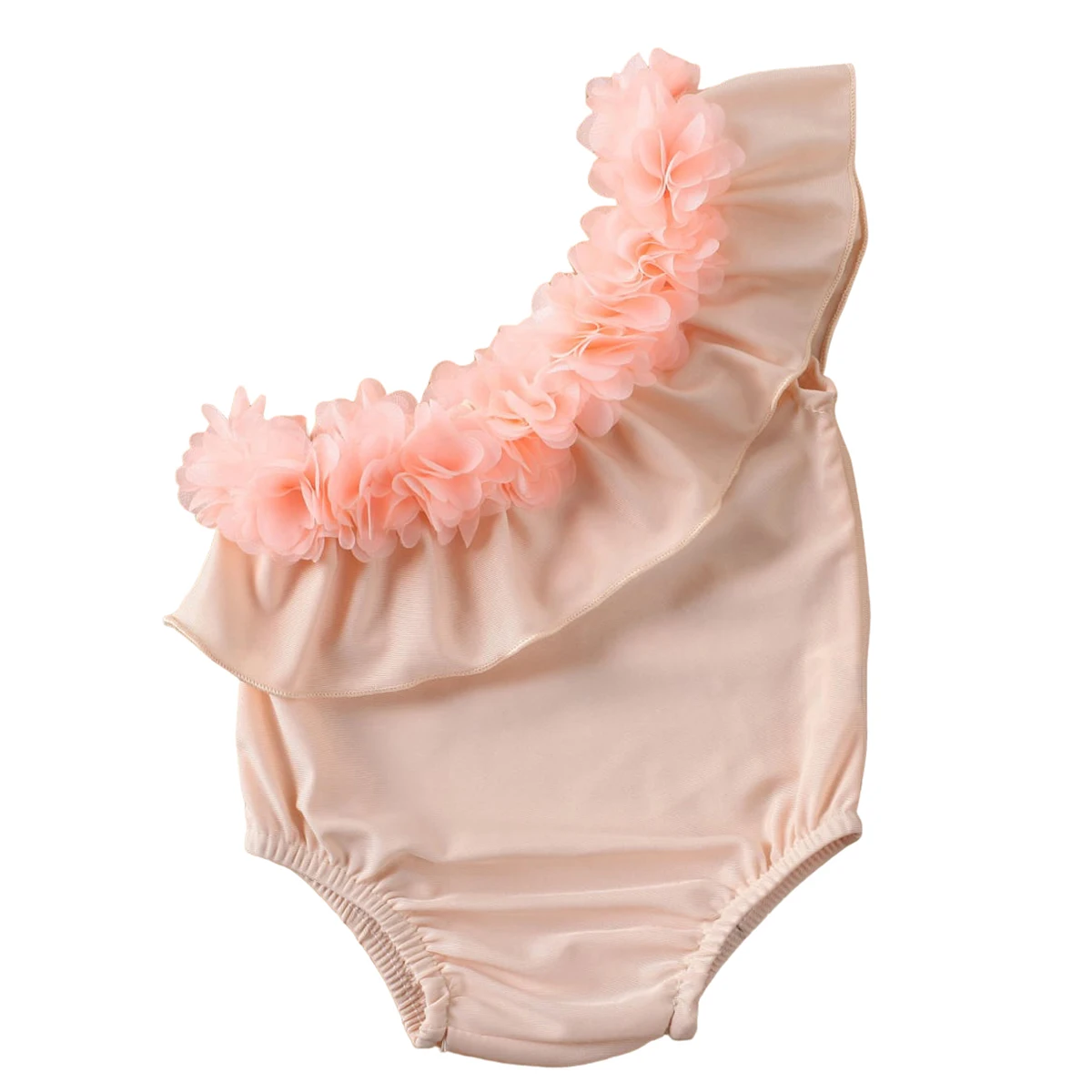 

Newborn Toddler Baby Girl One Shoulder Swimsuit Infant Bathing Suit Beach Wear Sunsuit