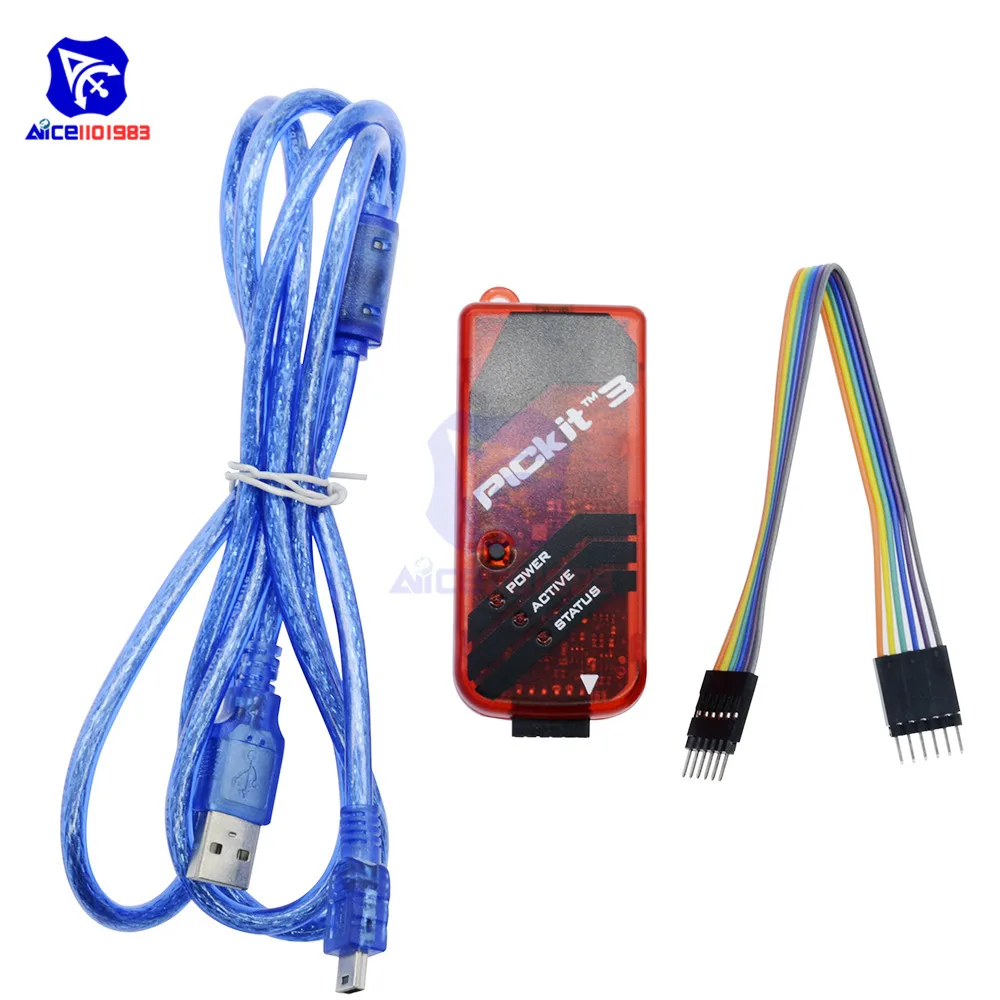 Эмулятор электронных чипов diymore PICkit3 MPLAB PICkit 3 PIC микроконтроллер чип in-Circuit
