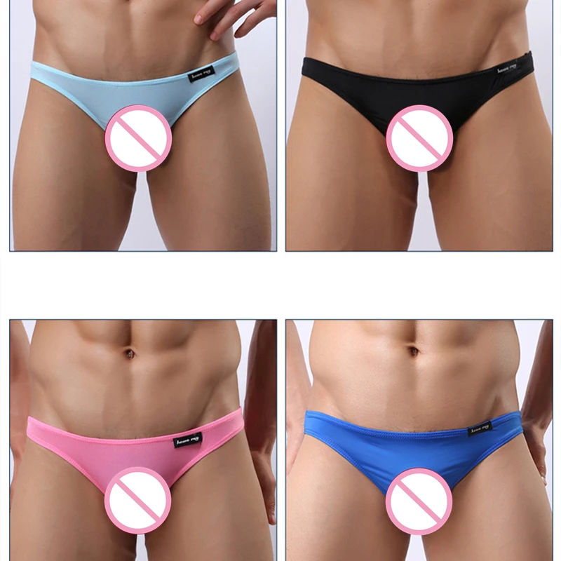 Однотонные сексуальные стринги бикини нижнее белье для геев мужские с Т образной
