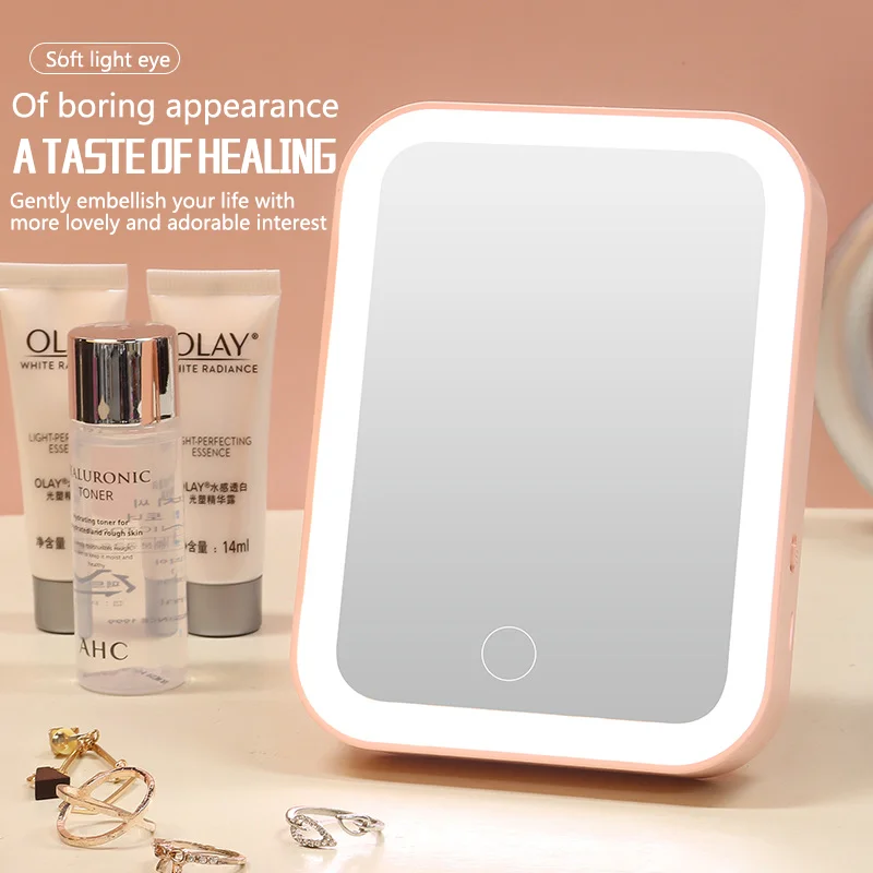 зеркало с подсветкой Светодиодный свет макияж косметическое для спальни