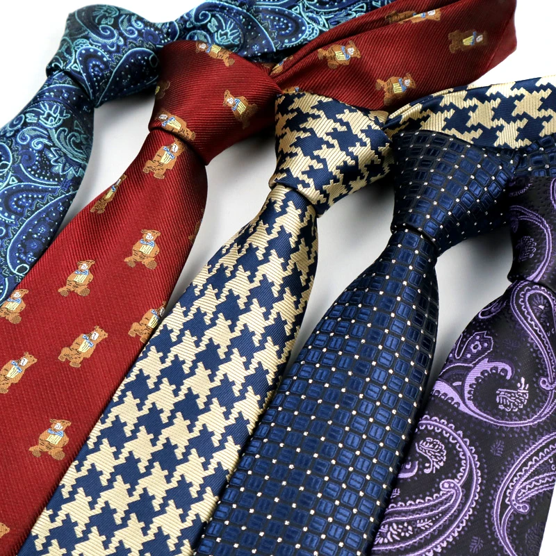 Мужские галстуки 7 см галстук с цветочным рисунком пейсли гравировкой строгие