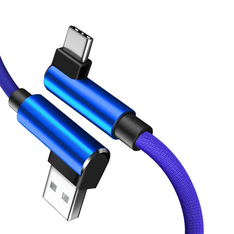 Кабель USB Type-C 90 градусов для Samsung Galaxy A20 A30 A40 A50 A70 | Мобильные телефоны и аксессуары