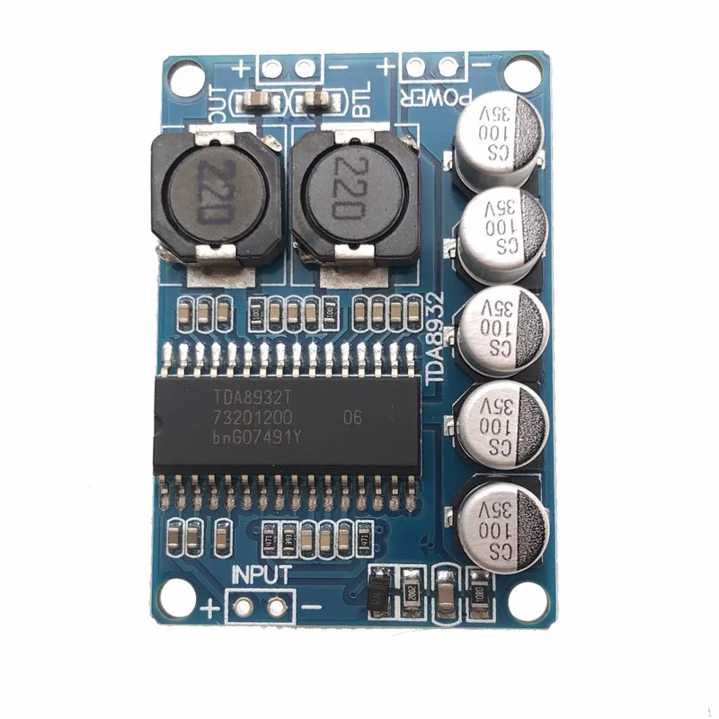Плата цифрового усилителя мощности TDA8932 моно-усилитель 35 Вт модуль высокой
