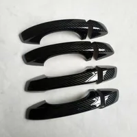 For Skoda Octavia combi iii 3 MK3 a7 5e VRS accessories  door handle cover trim handles covers plastic Imitation carbon fiber