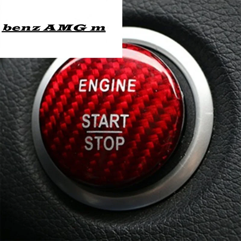 TPIC углеродное волокно автомобильный двигатель кнопка запуска Зажигания