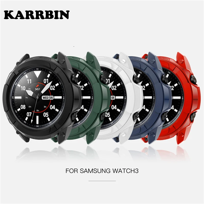 

Силиконовый чехол для смарт-часов Samsung Galaxy Watch 3, 41 мм, 45 мм