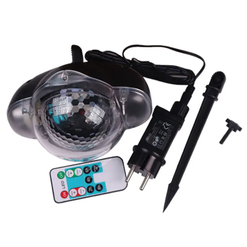 

Moving Snowflakes Laser Projector Lamp Outdoor Christmas Projector Snowfall LED Stage Light Holiday Party Garden LED Spotlight