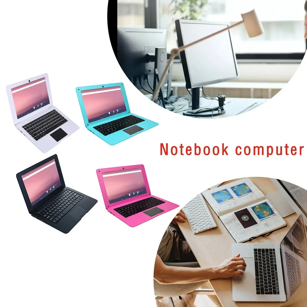 

Durable Practical 10.1 Inch A64 WIFI Android 7.1 Laptop Large Screen 2G+16G High Speed Operation Laptop