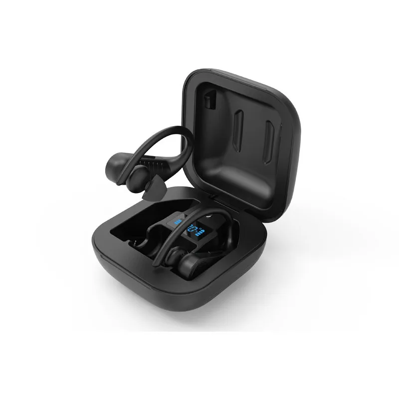 TWS стереонаушники с ЖК светодиодный дисплеем и поддержкой Bluetooth 5 0|Наушники