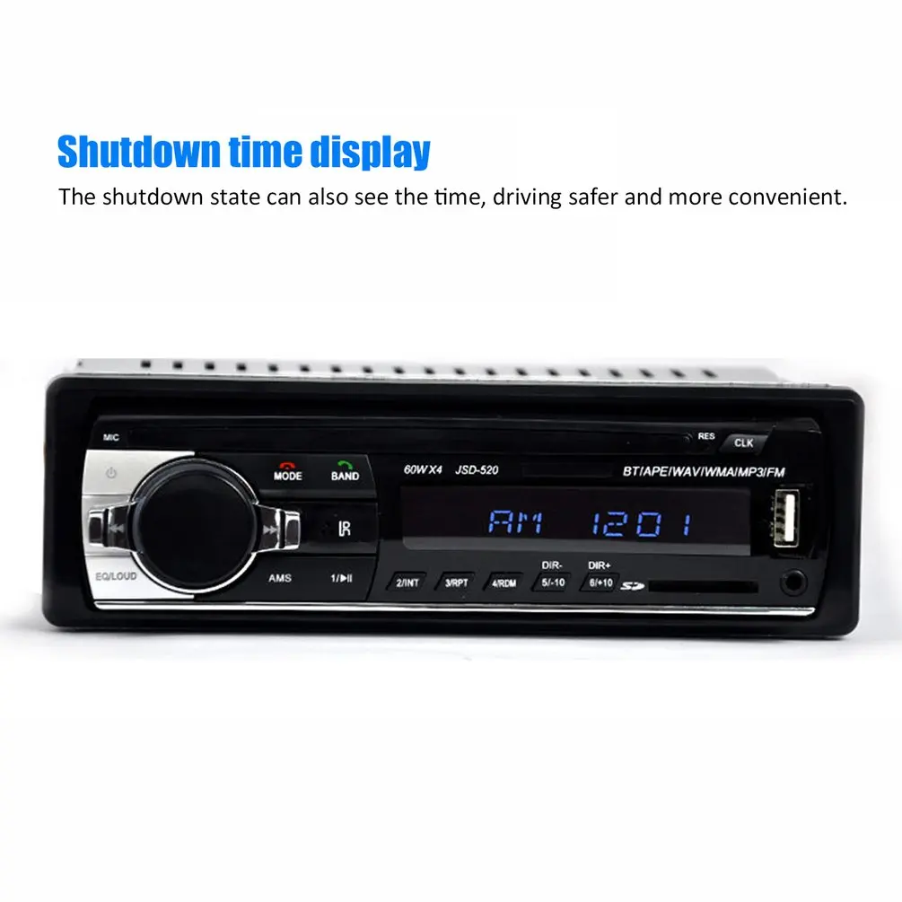 

12V universal Car MP3 Car Stereo FM AUX Input Receiver SD USB MP3 Radio Player In-Dash Unit