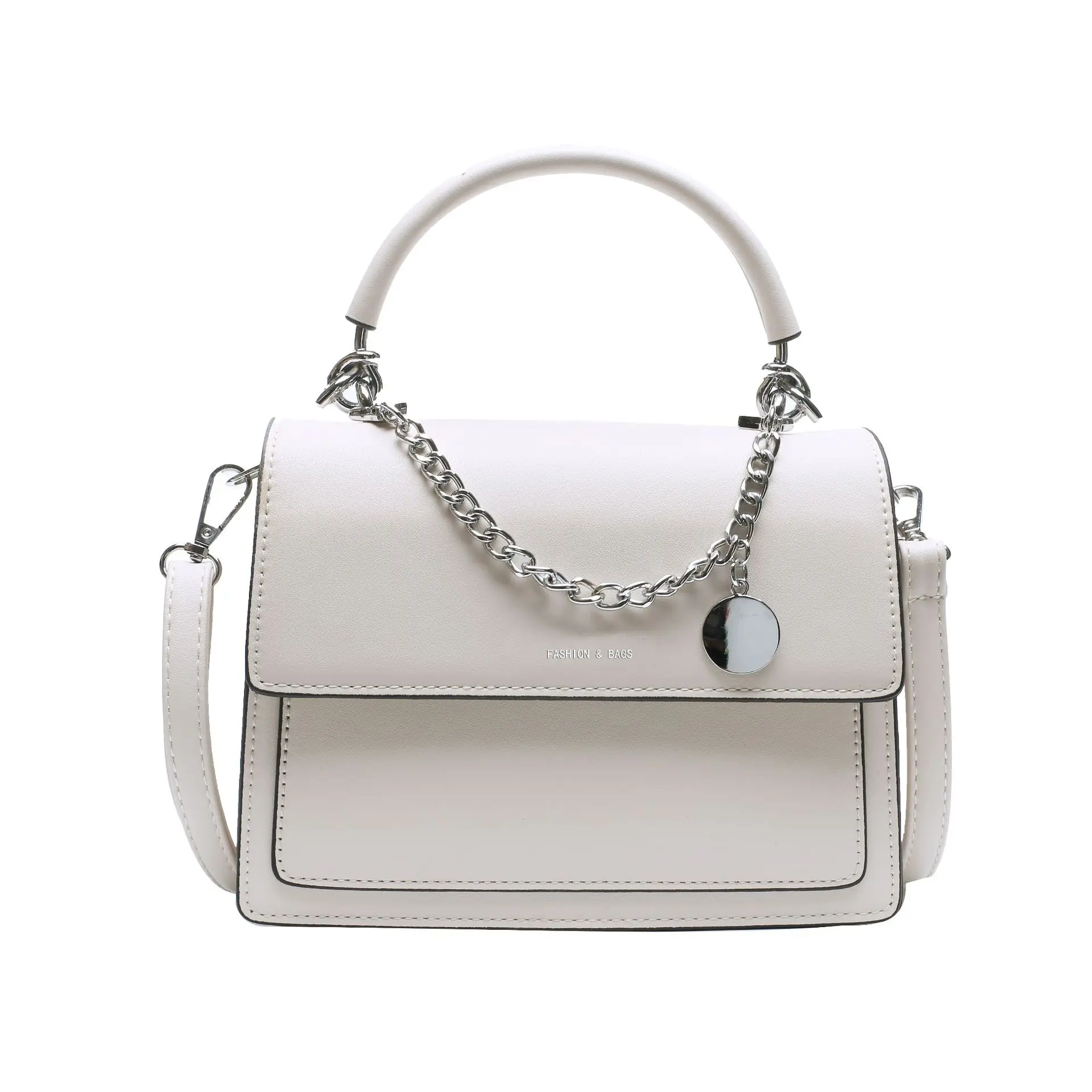 

European and American style wild 2021 new Korean temperament goddess messenger bag solid color single shoulder small square bag