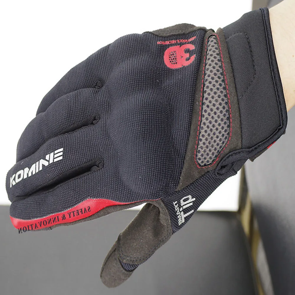 Мотоциклетные Перчатки komine 3D нейлоновые дышащие ударопрочные митенки с