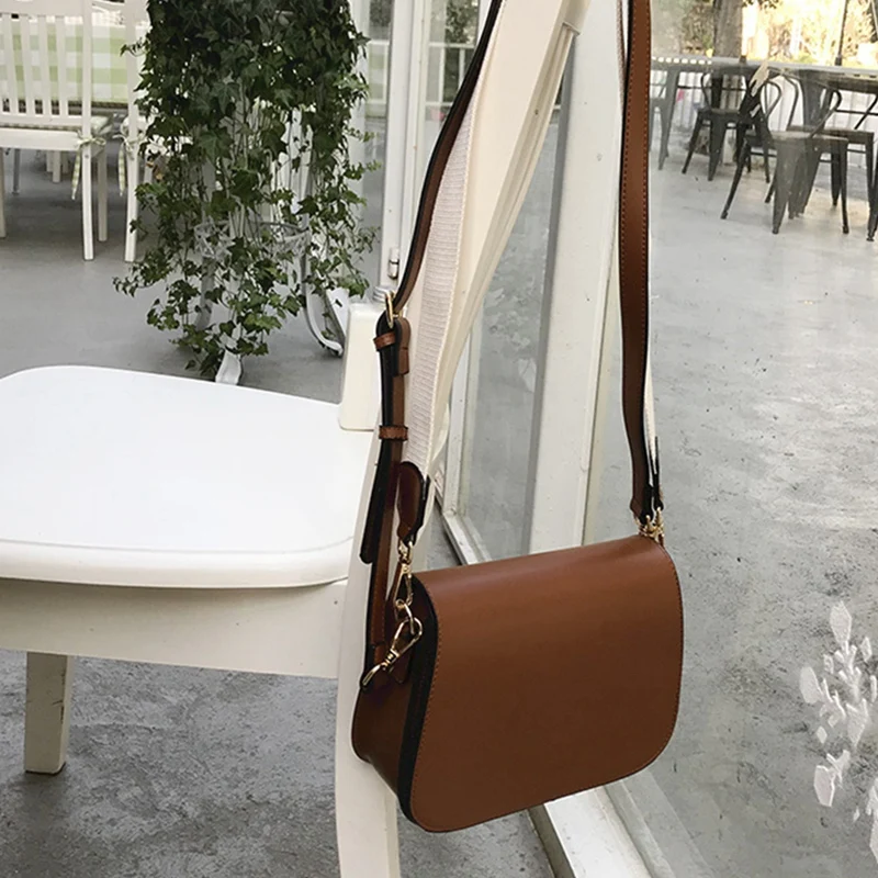 

Shoulder Bags for Women,Vintage PU Leather Messenger Bags,Brief Small Square Bag for Women