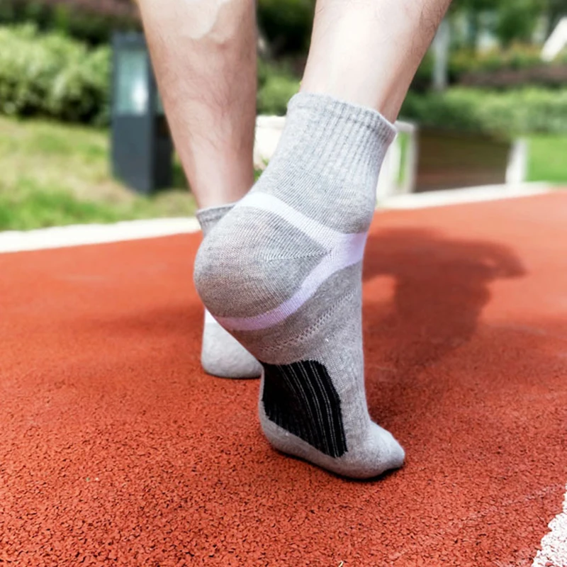 20 пар мужские атлетические дышащие хлопковые носки для бега баскетбольные
