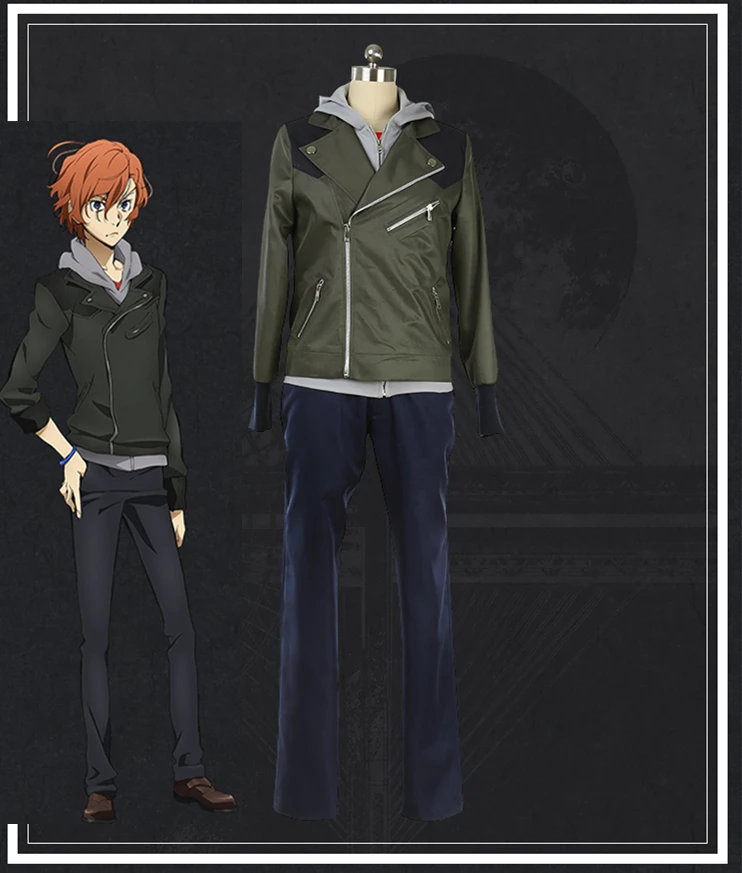 Бунго бродячих собак накахара чуя Косплэй Костюм сезон комплект из 3 предметов